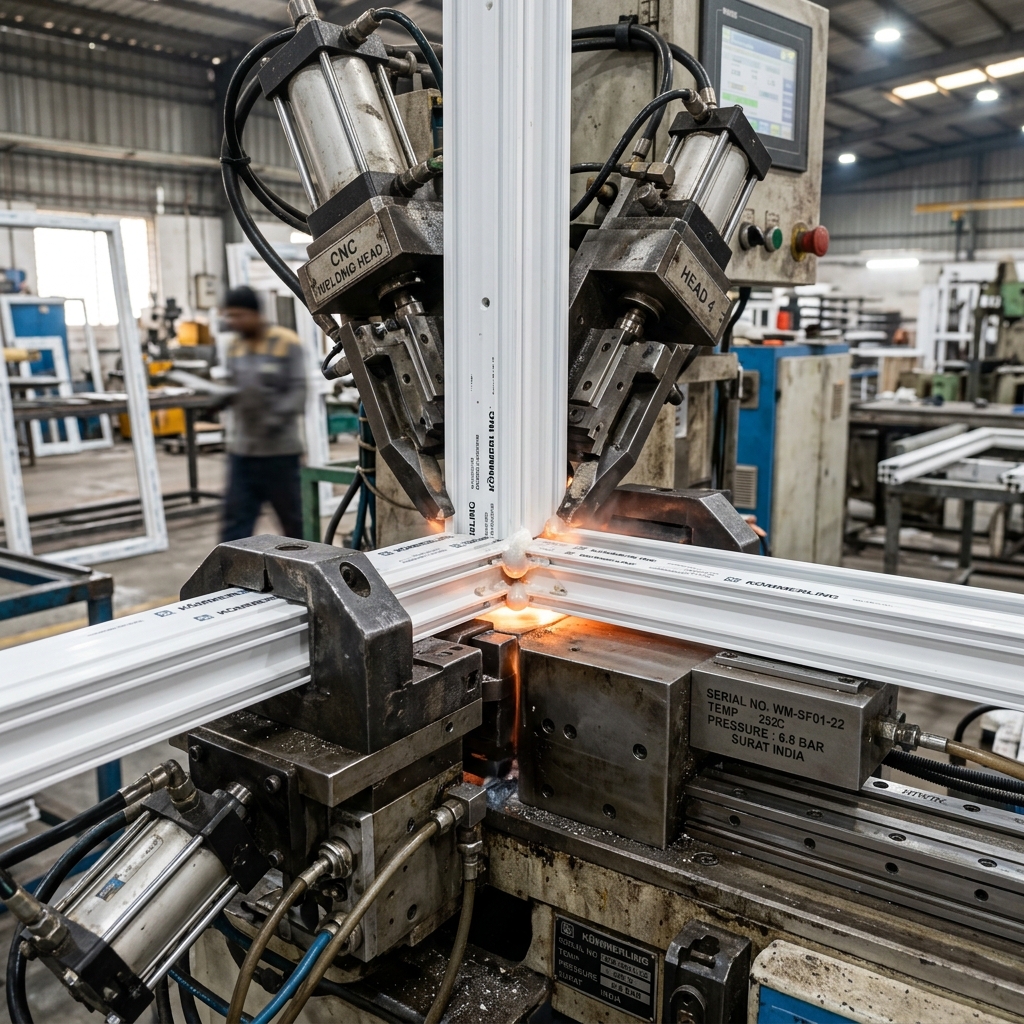 uPVC Profile Corner Fusion Welding Machine in Surat