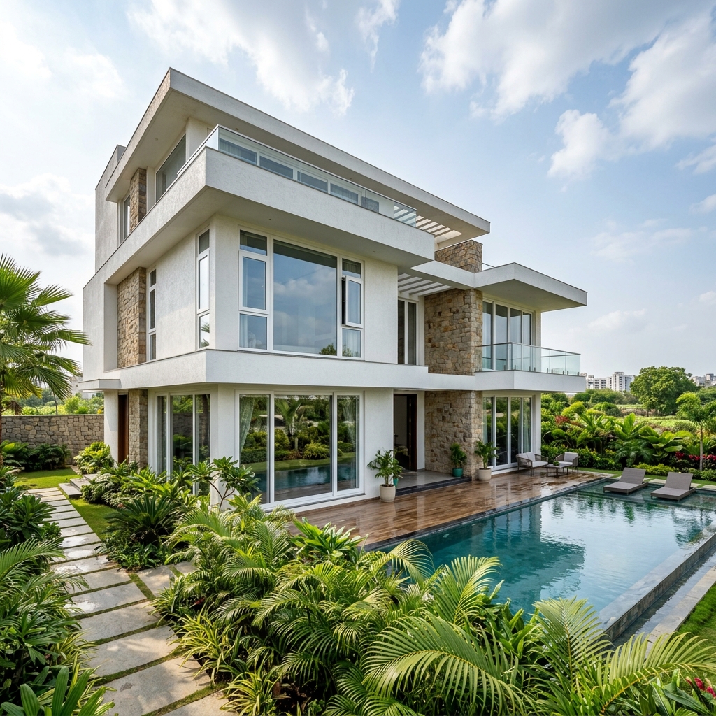 uPVC Window Systems Villa Installation in Surat