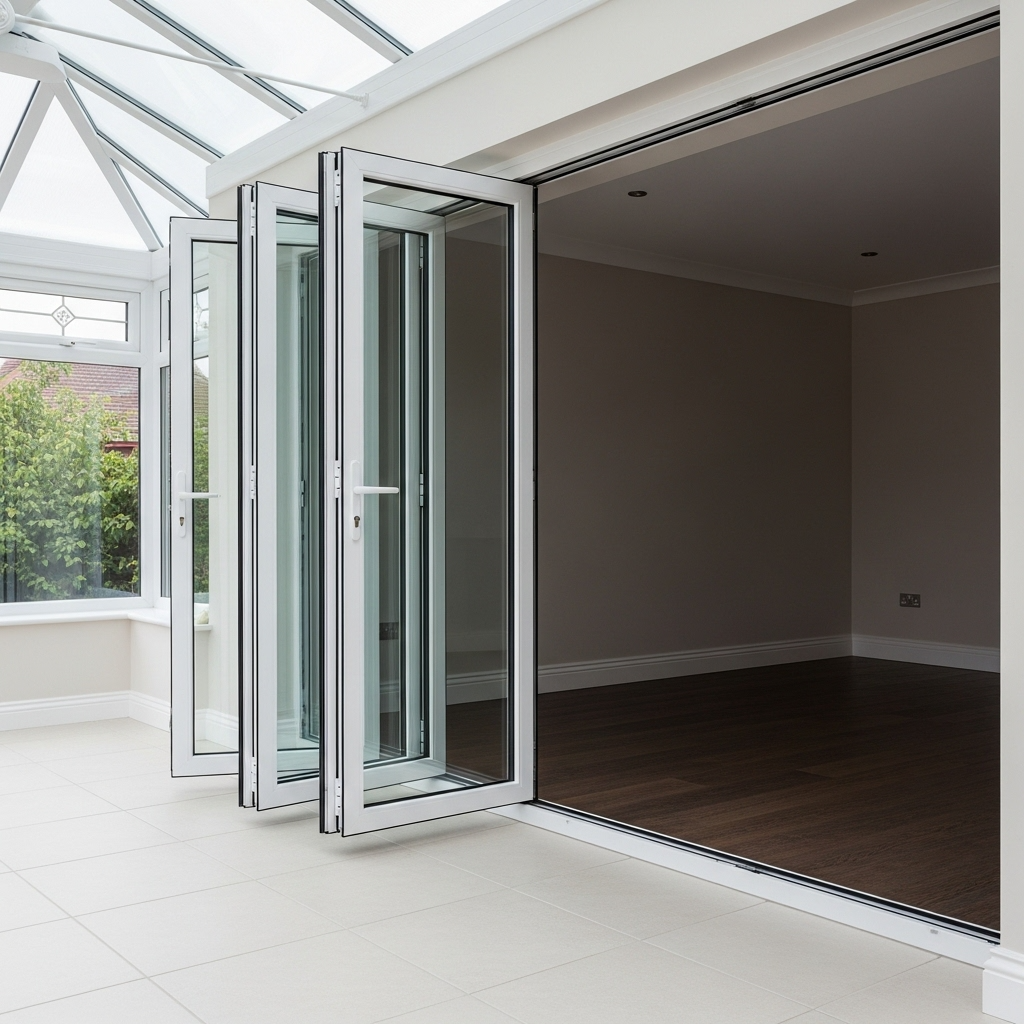 High Quality UPVC Sliding Folding Doors in Surat