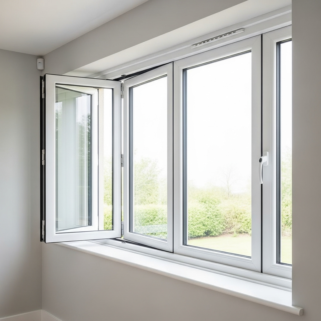 High Quality UPVC Sliding Folding Window